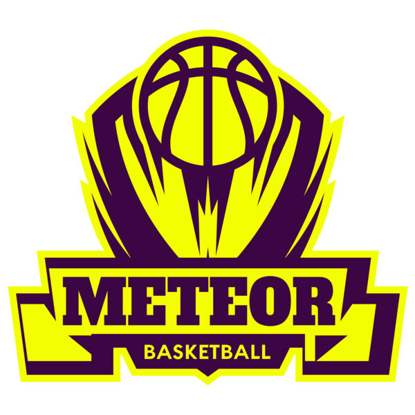 Meteor Basketball Logo Template Miniaturansicht