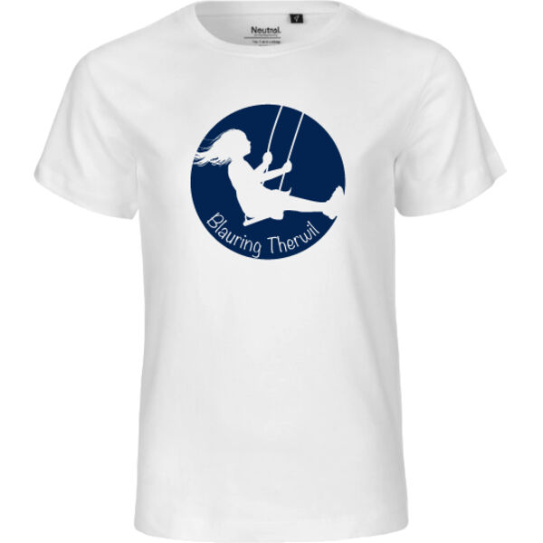 Short Sleeve Damen T-Shirt Blauring Weiss Miniaturansicht